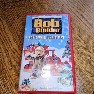 Bob the Builder VHS Tape Bob's White Christmas